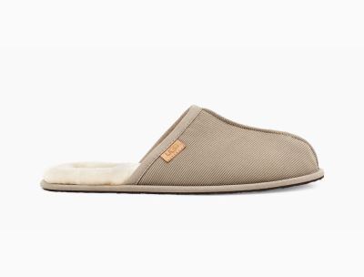 UGG Scuff Corduroy Slippers for Mens - Dune/Grey India